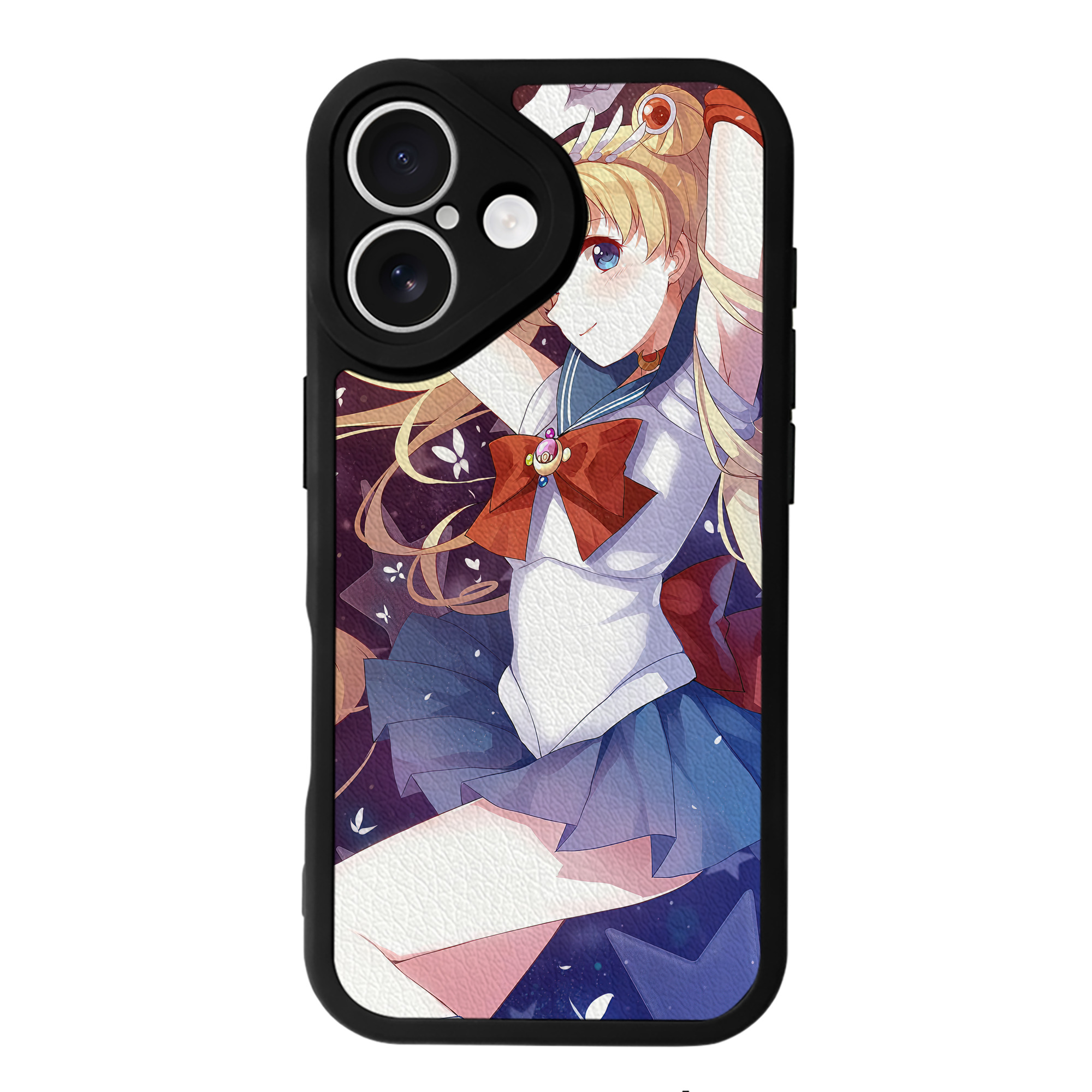 （画像用） 美少女戦士セーラームーン Sailor Moon 【iPhone 16シリーズ対応】シリコンスマホケース（レザー調） 材質：シリコン